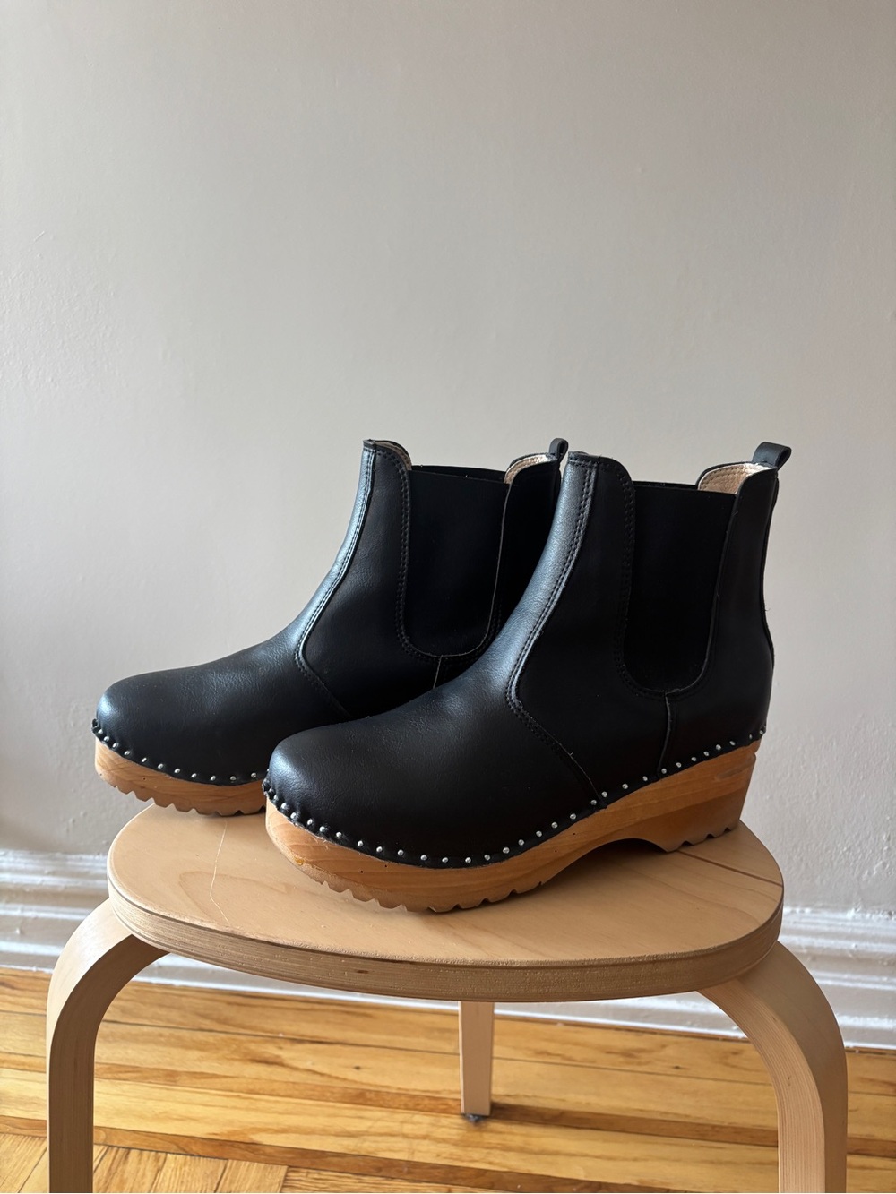 Black Clog Boots